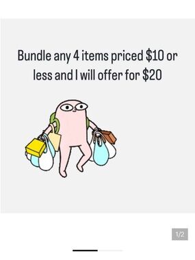 Any 4 items priced at $10 or less for $20